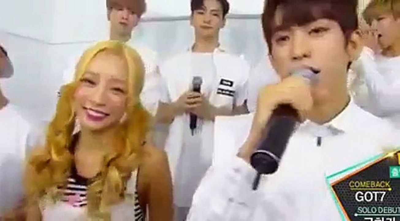 [150717] GOT7 & GUHARA COMEBACK STAGE INTERVIEW @ MUSIC BANK [FULL HD]