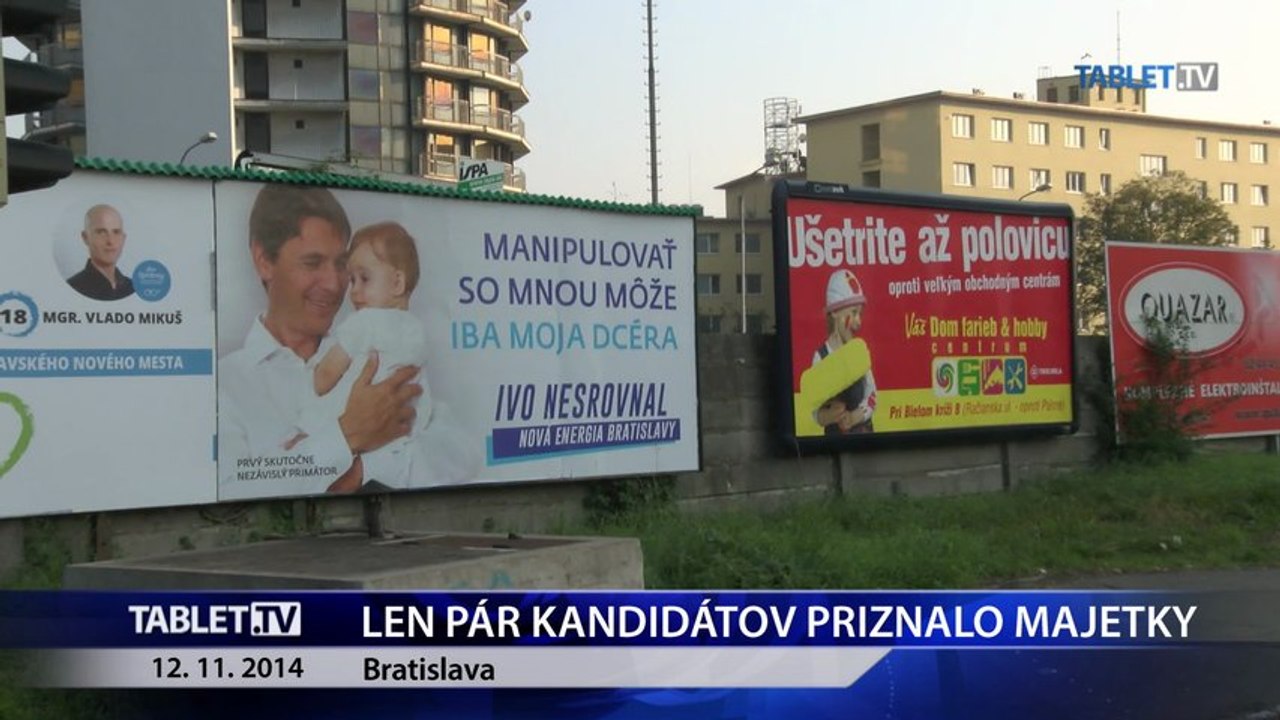 Majetok odkryli piati kandidáti na primátorov krajských miest