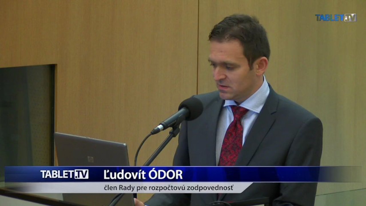 ZÁZNAM: TK Rady pre rozpočtovú zodpovednosť