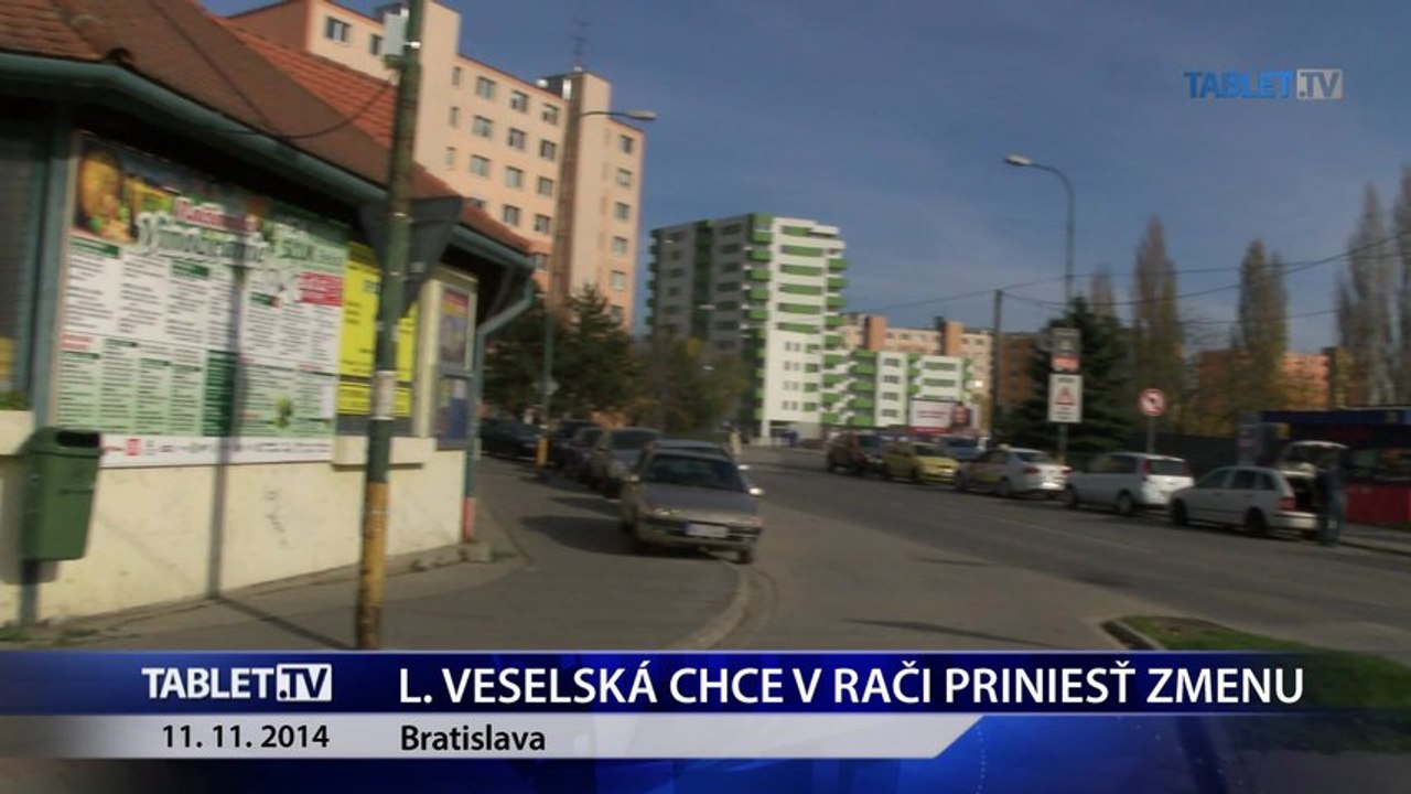 VESELSKÁ: Chcem budovať modernú Raču s rešpektom k tradíciám