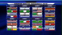 SORTEO COMPLETO COPA MUNDIAL SUDAFRICA 2010 / Analisis y Comentarios Hablemos de Futbol