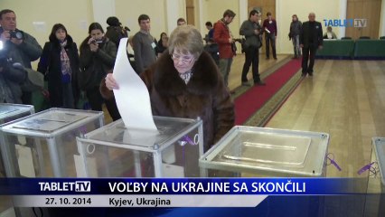 VOĽBY NA UKRAJINE SA SKONČILI 27.10.