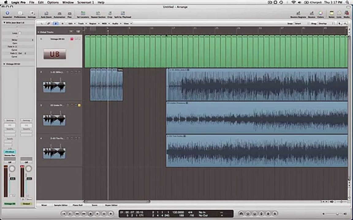 Logic Mashup Tempo Adjustments