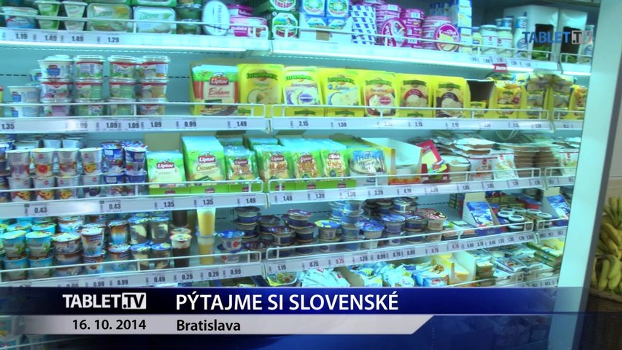 Slováci si majú 16. októbra aktívne pýtať viac domácich výrobkov