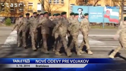 NOVÉ ODEVY PRE VOJAKOV 03.10.2014