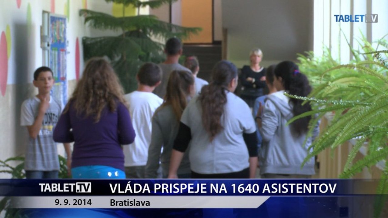 Vláda prispeje na všetkých 1640 asistentov, ktorých školy žiadali