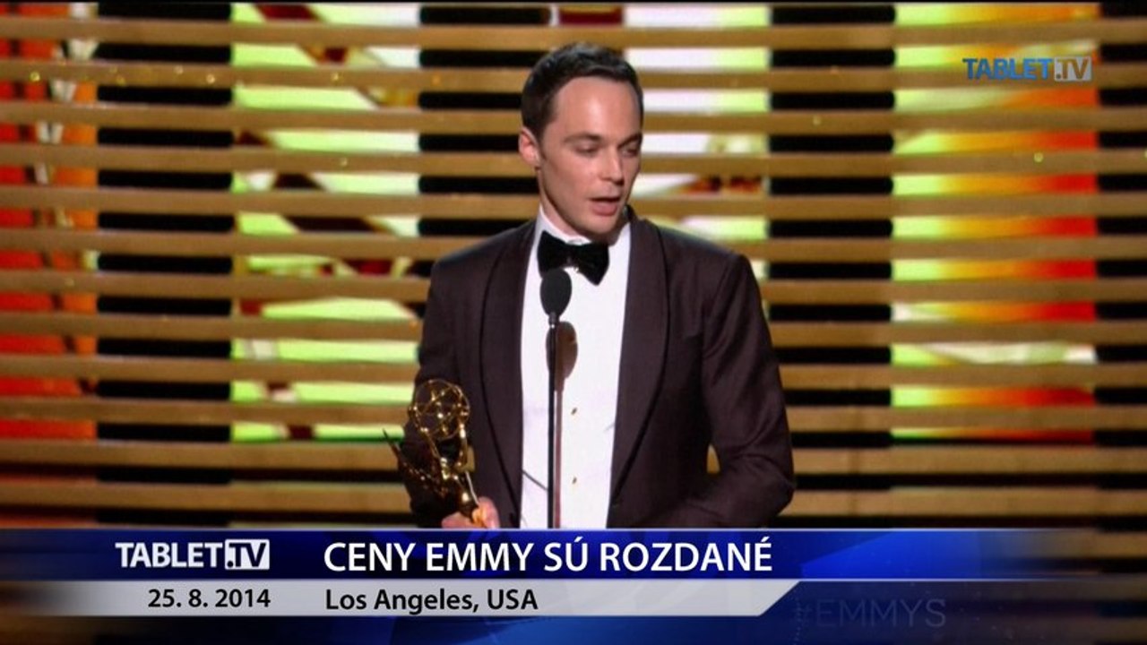 Jim Parsons alias Sheldon Cooper si odniesol štvrtú Emmy