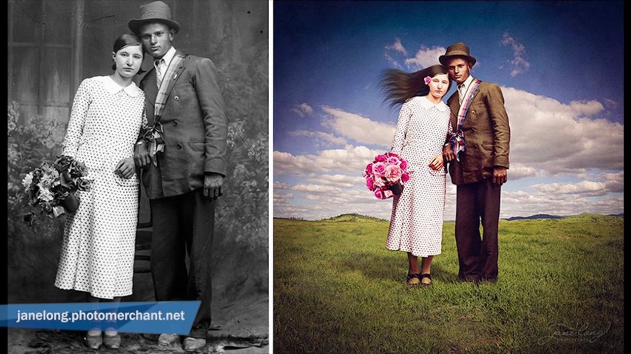 LIKE DŇA: Starý originál a jeho photoshopová verzia