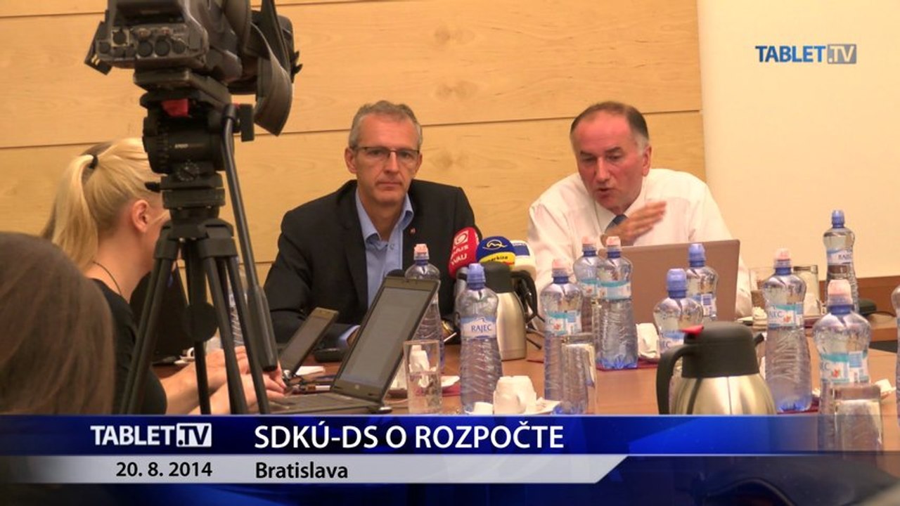 SDKÚ-DS: Rozpočet sa spolieha na zvyšovanie daní