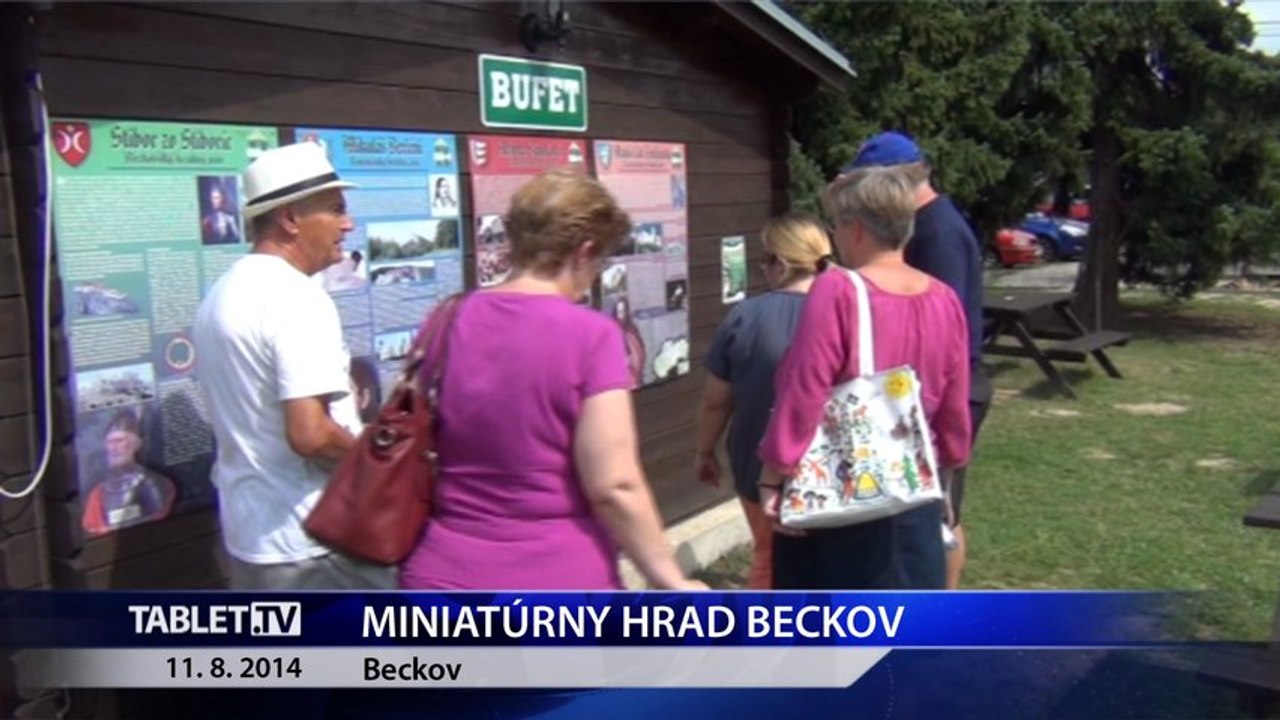 Hrad Beckov má svoju zmenšeninu v Parku miniatúr