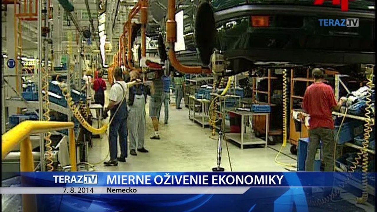 Nemecká ekonomika ožíva, firmy zaznamenávajú rast