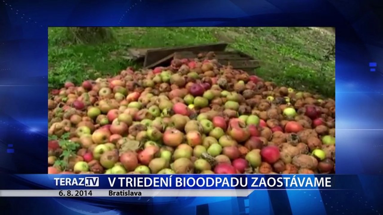 V triedení bioodpadu zaostávame