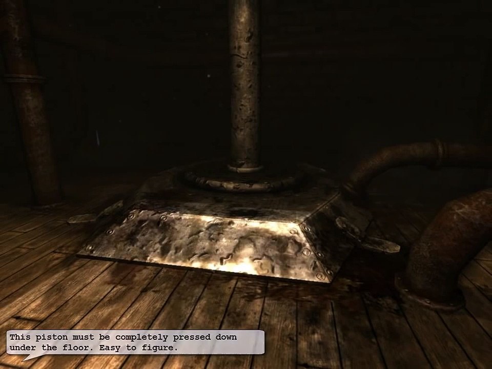Amnesia The Dark Descent: sewer's control room puzzle