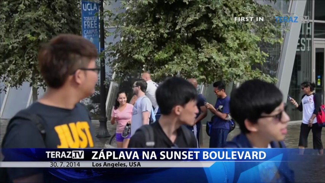 Na slávnom Sunset Boulevard sa surfovalo, mohla za to havária potrubia