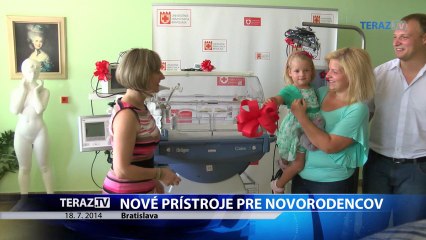 NOVE PRISTROJE PRE NOVORODENCOV 18.7.2014