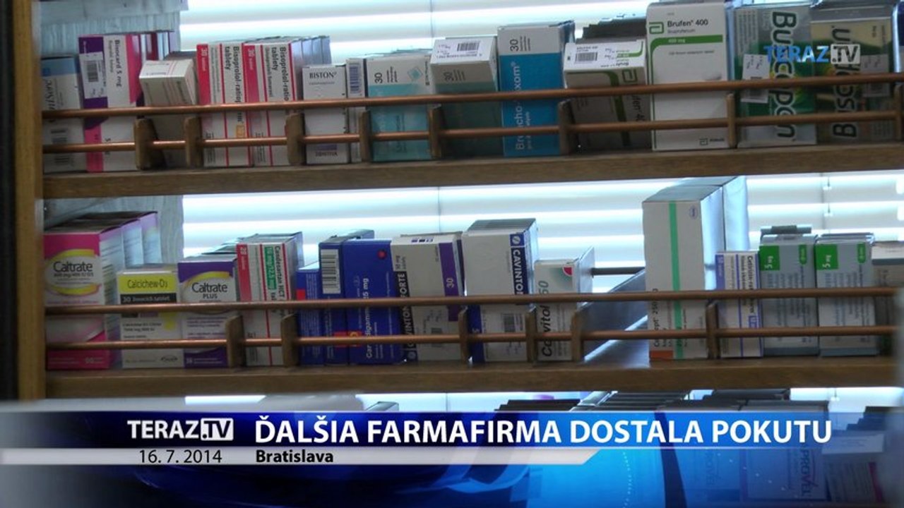 Pre chýbajúce lieky dostala pokutu ďalšia farmafirma