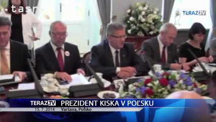 PREZIDENT KISKA V POLSKU 15.7.2014