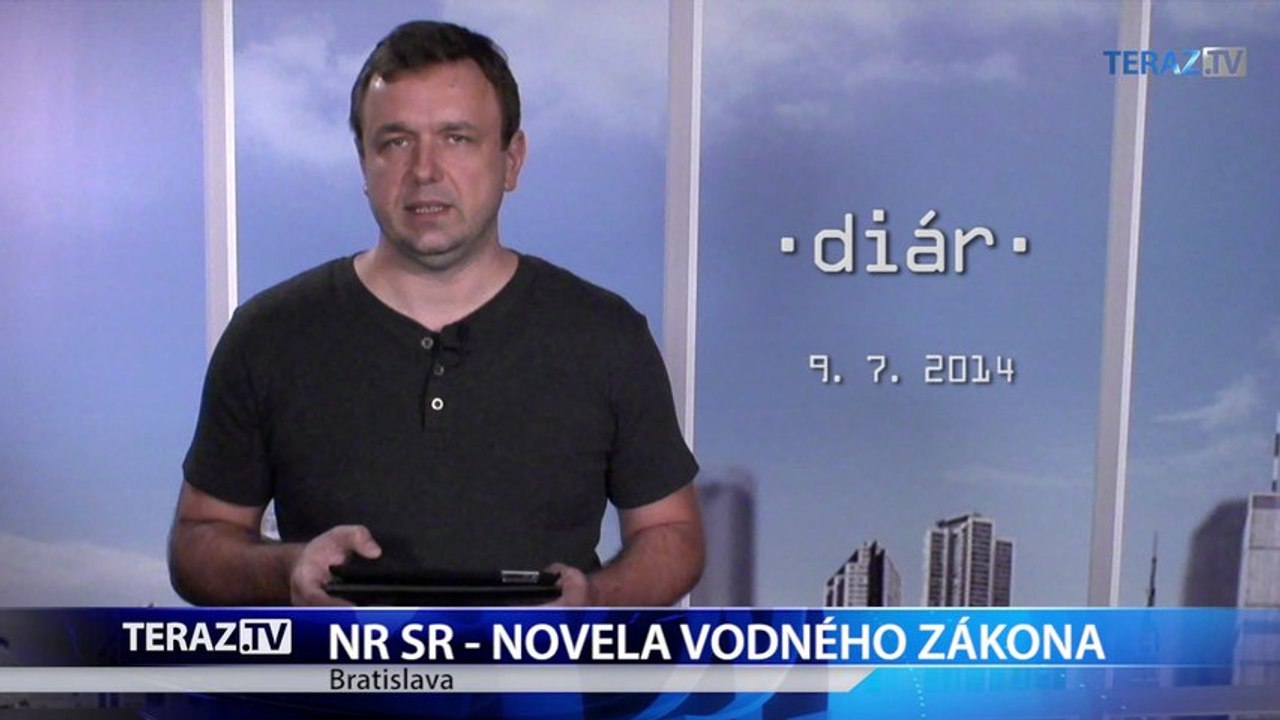 DIÁR očakávaných udalostí na 9. júla