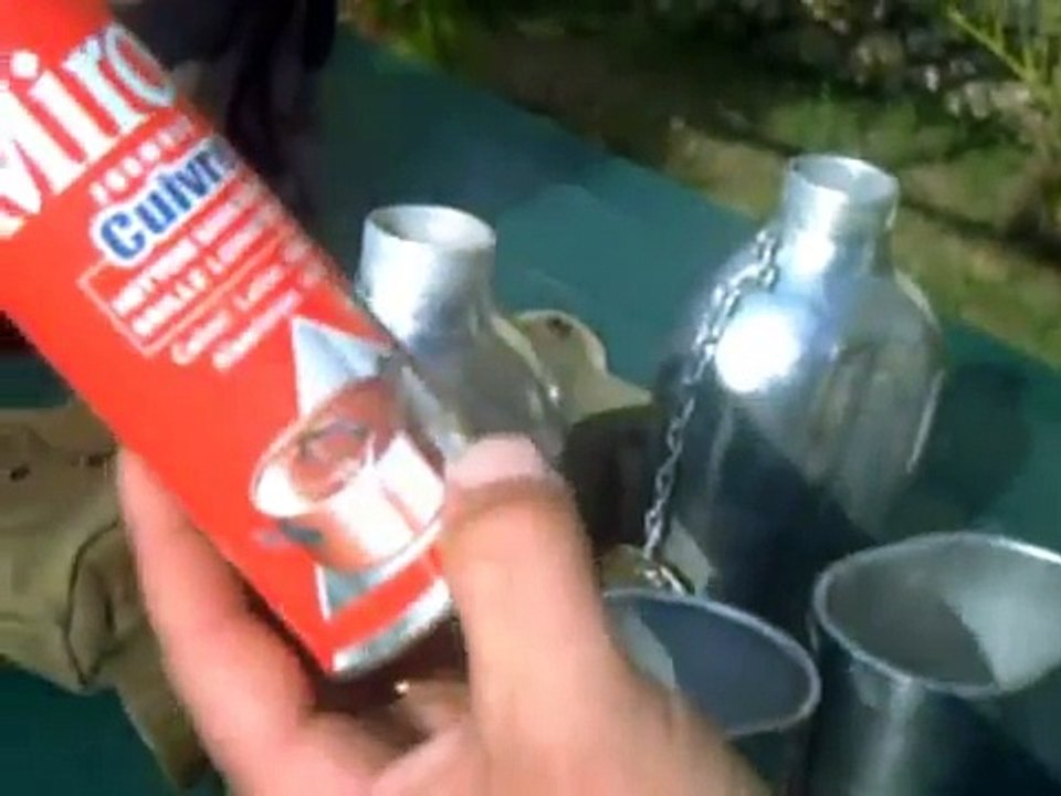 TIP, ASTUCE_ nettoyer une gourde militaire en aluminium ou inox