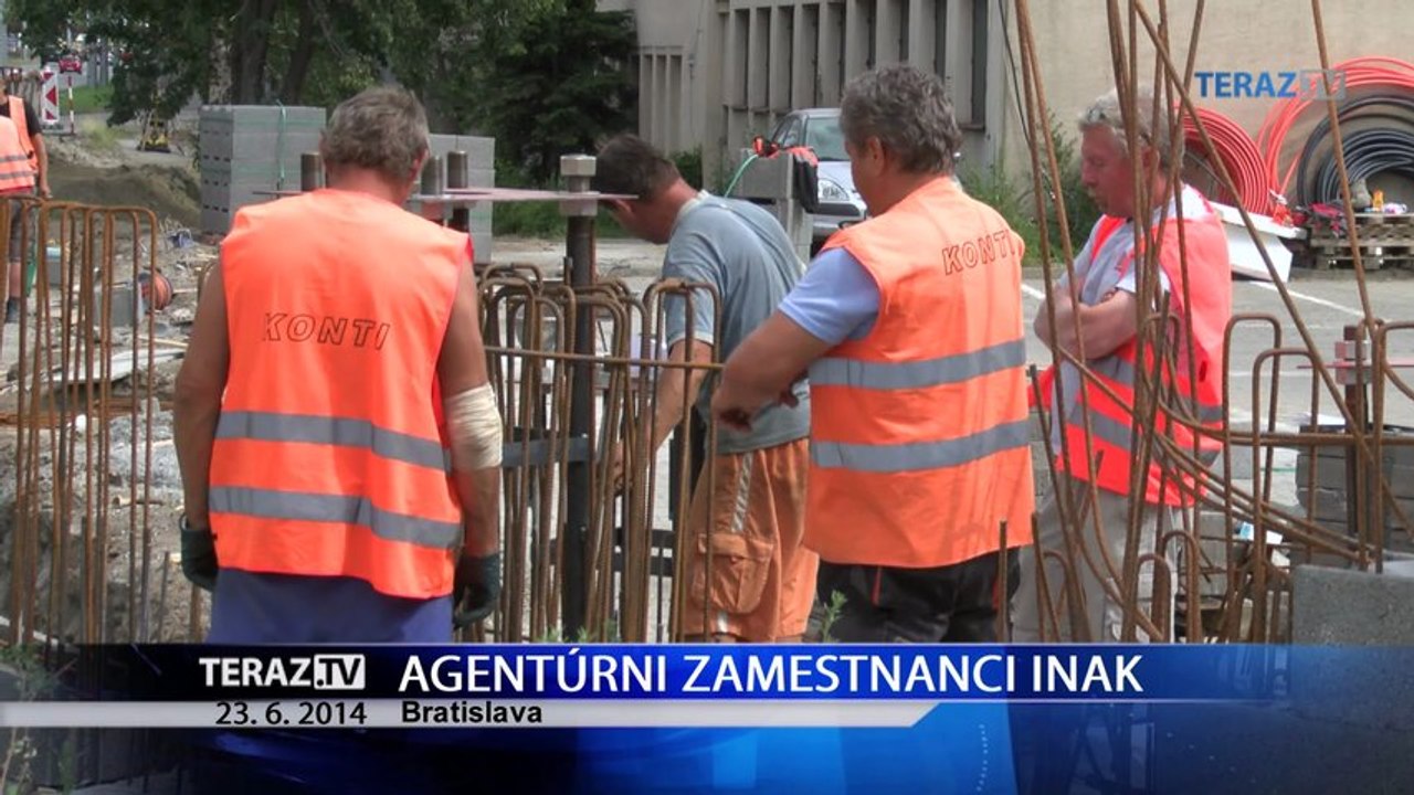Agentúrni zamestnanci inak