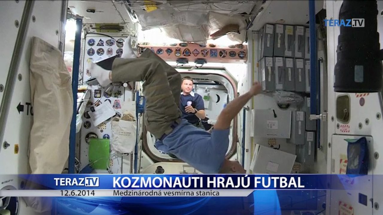 Aj kozmonauti vo vesmíre môžu hrať futbal