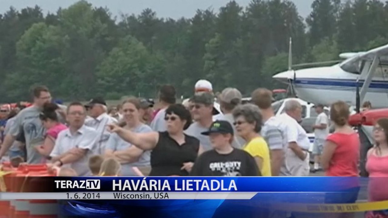 USA: Havária lietadla na leteckej show 