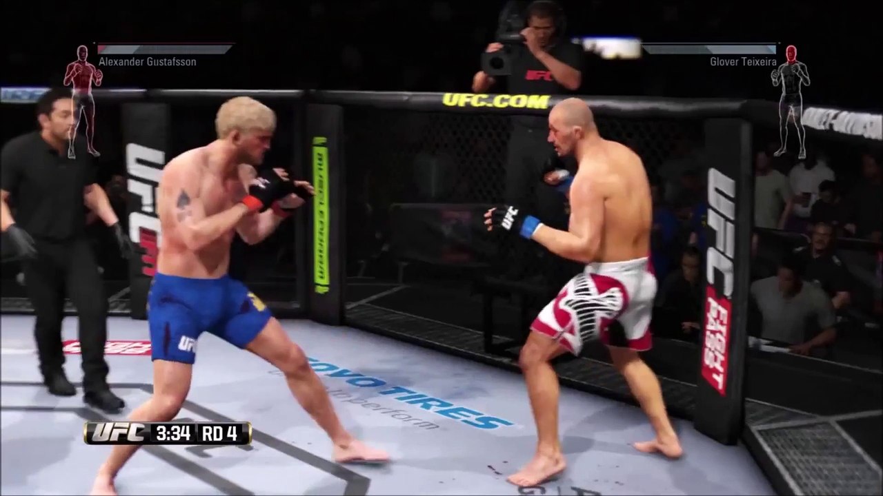 ᴴᴰ Alexander Gustafsson vs. Glover Teixeira Knockout _ EA SPORTS™ UFC® (1080p)