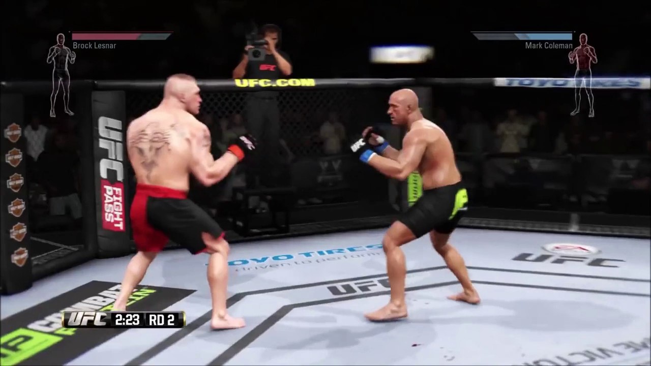 ᴴᴰ Brock Lesnar vs. Mark Coleman Knockout _ EA SPORTS™ UFC® (1080p)