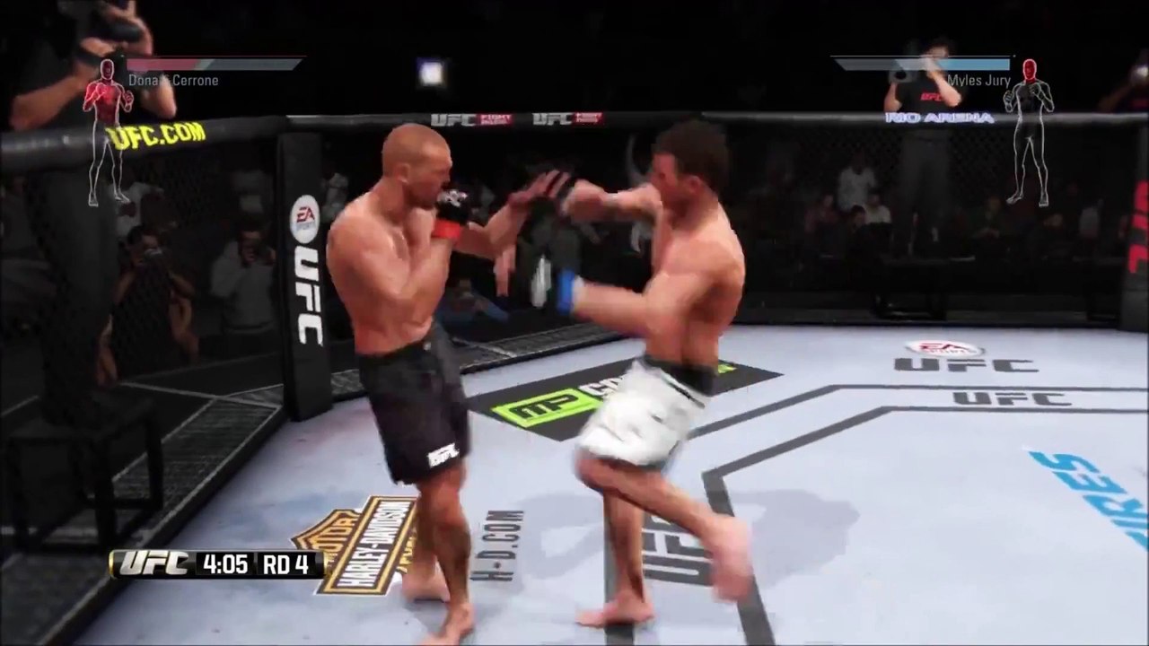 ᴴᴰ Donald Cerrone vs. Myles Jury Knockout _ EA SPORTS™ UFC® (1080p)