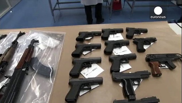 Una cantidad de armas ilegales sin precedentes , encontrada en los Países Bajos