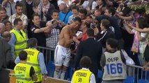 Cristiano Ronaldo Gives His T-SHIRT to a fan for breaking his nose