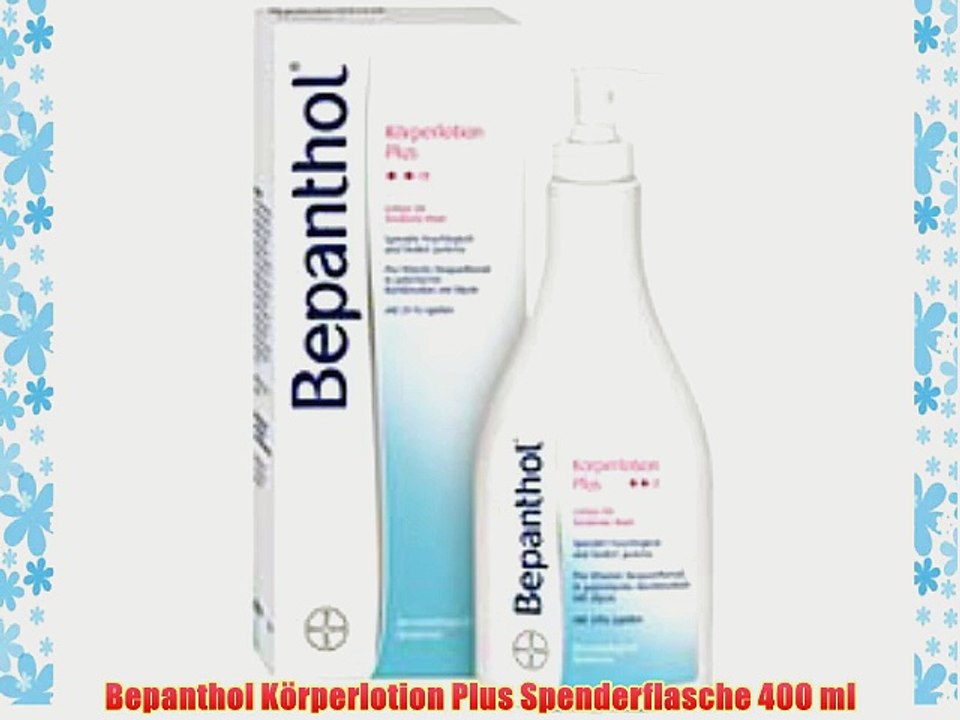 Bepanthol K?rperlotion Plus Spenderflasche 400 ml