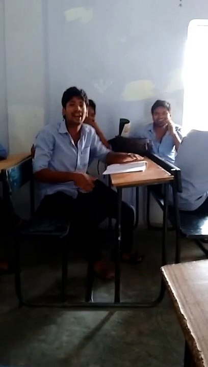 class room funny video by b.tech students