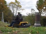 Mowing with a Walker Mower