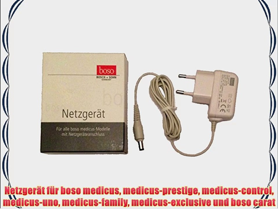 Netzger?t f?r boso medicus medicus-prestige medicus-control medicus-uno medicus-family medicus-exclusive