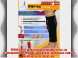 TURBO Med Wadenbandage Muskelfaserriss zur Leistungssteigerung beim Sport und bei Thrombose-Neigung