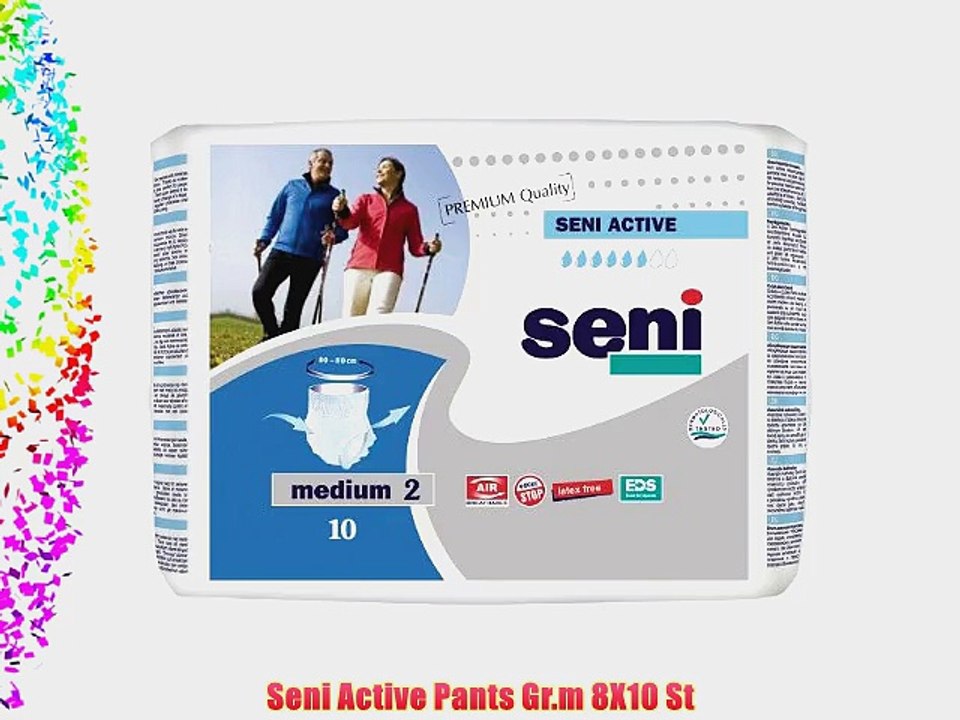 Seni Active Pants Gr.m 8X10 St