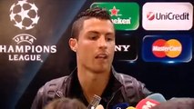 Cristiano Ronaldo habla despues de la derrota en champion contra el barca