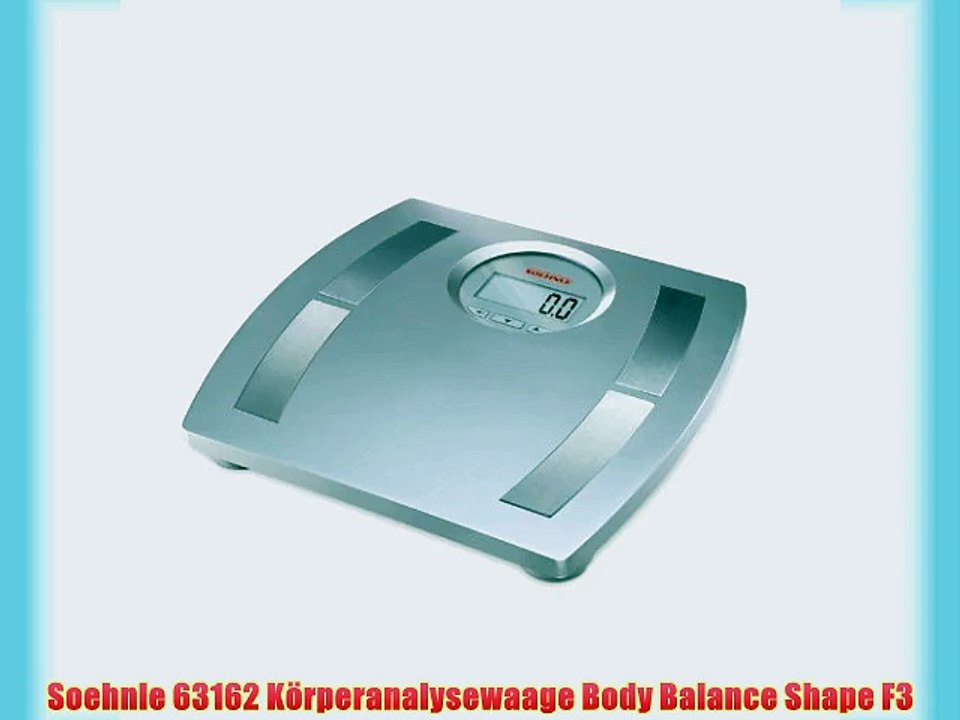 Soehnle 63162 K?rperanalysewaage Body Balance Shape F3