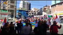 Así protestan los mineros en Bolivia