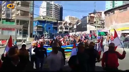 Así protestan los mineros en Bolivia