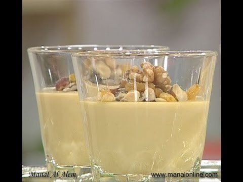 كاسترد حليب الصويا - مطبخ منال العالم