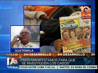 Montes: Inédito, hartazgo de la sociedad en Guatemala ante corrupción
