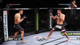 ᴴᴰ Nick Diaz vs. Nate Diaz Knockout _ EA SPORTS™ UFC® (1080p)