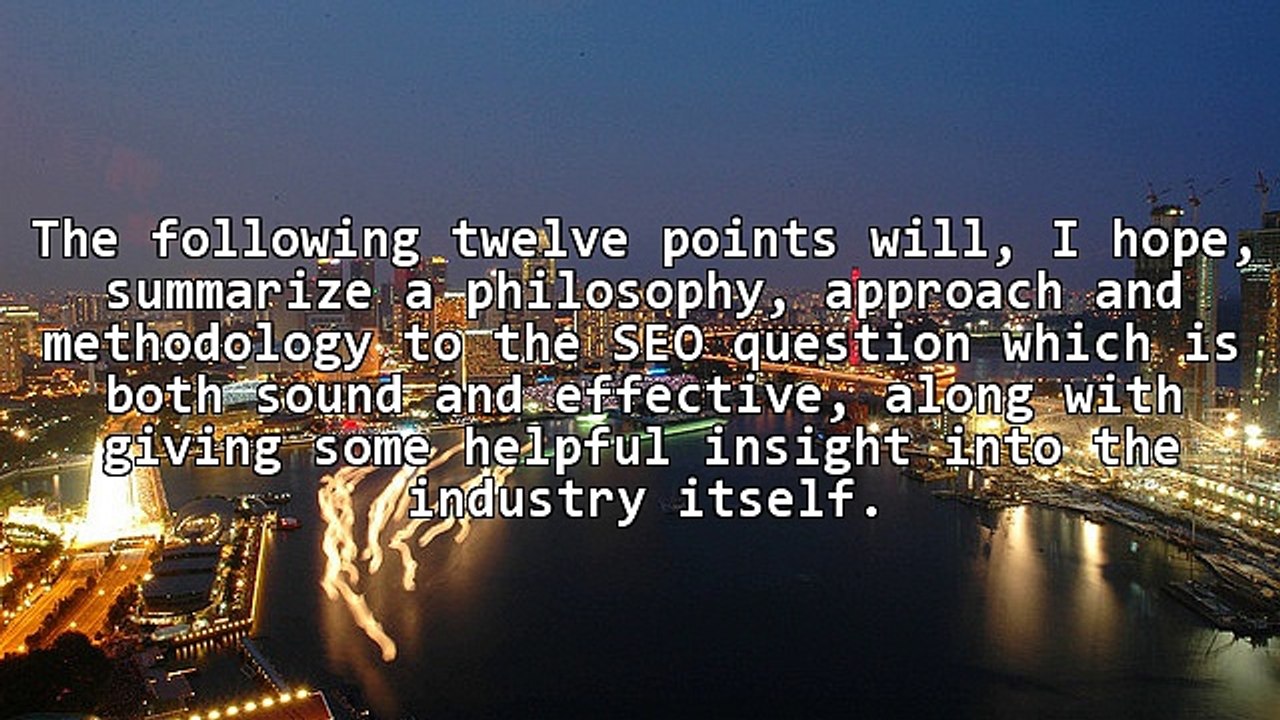 12 Things You Really Should Know About SEO