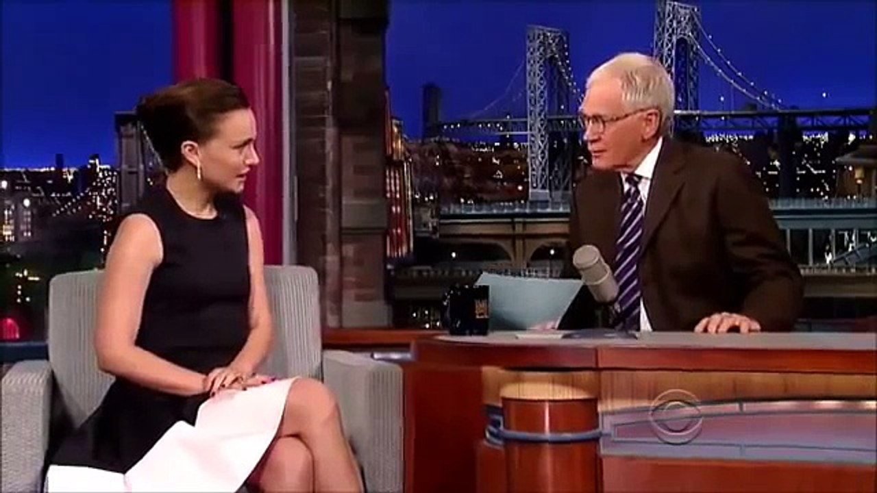 Natalie Portman interview on David Letterman   November 6, 2013
