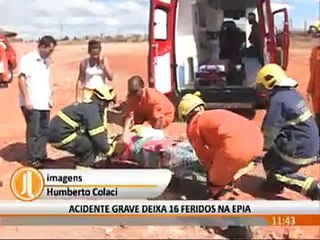 Acidente grave na EPIA Sul