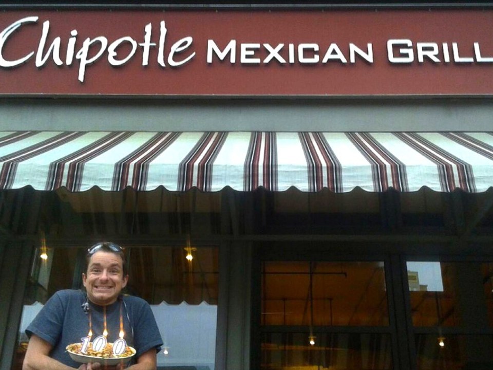 Man Eats Chipotle for 100 Days Straight