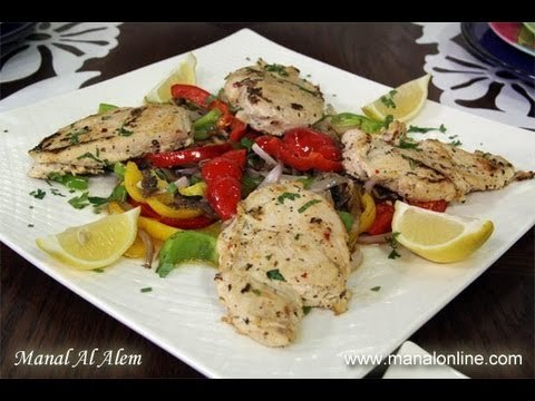 فيليه الدجاج المشوي - مطبخ منال العالم