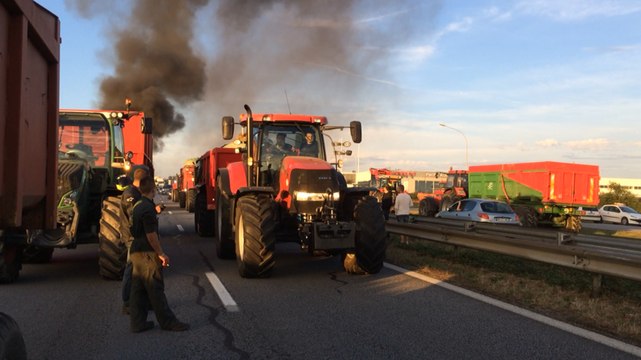 Crise agricole : Barrage filtrant des agriculteurs